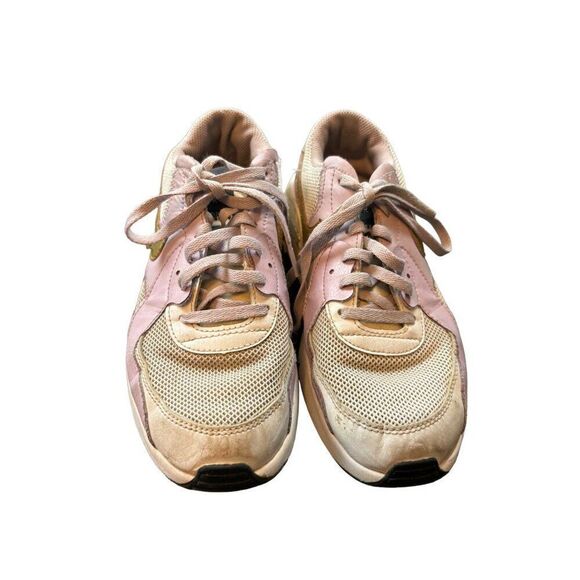 Nike Air Max Excee Women's Shoes Size 4Y Pink/Gold Mesh & Leather - Picture 3 of 9